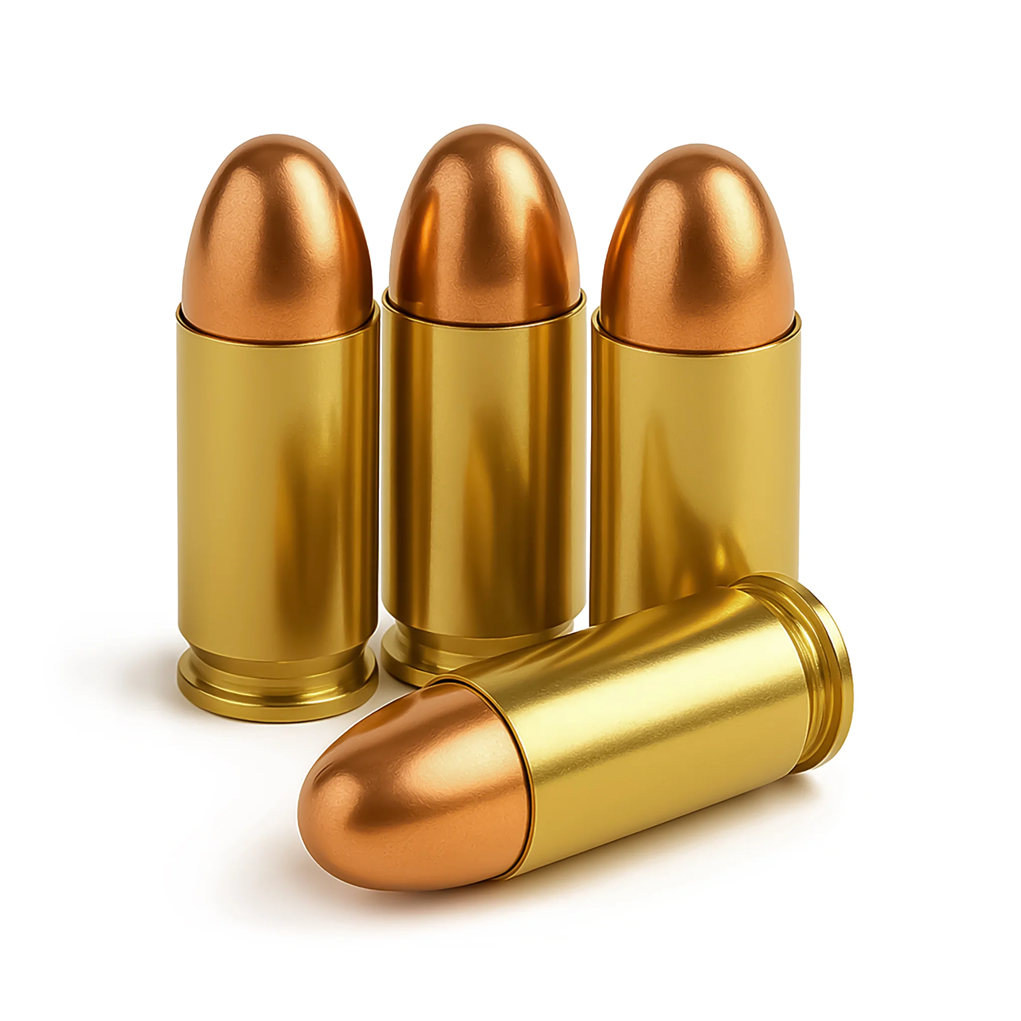 Freedom Munitions 45 ACP Ammo- 200 Gr Round Nose (RN) Small Primer, 50 rounds, Remanufactured - Image 2