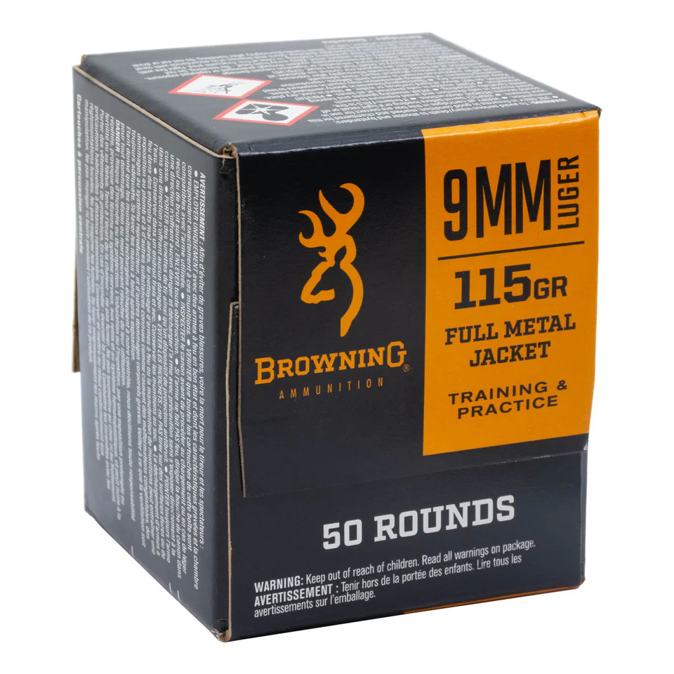 Browning 9mm 115 gr FMJ