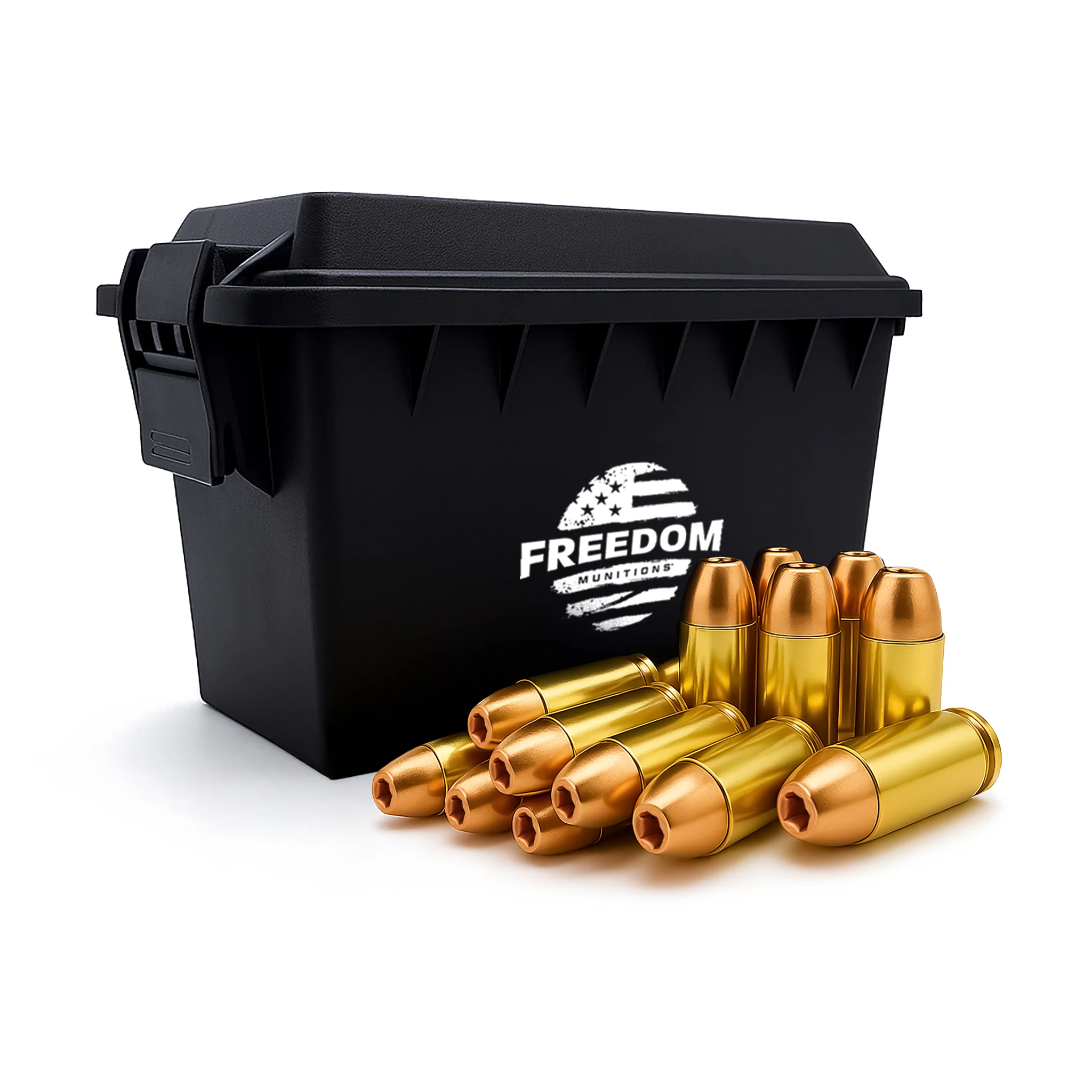 Bulk Freedom Munitions 40 Smith & Wesson Ammo- 180 Gr Hollow Point (HP), 500 rounds, Remanufactured