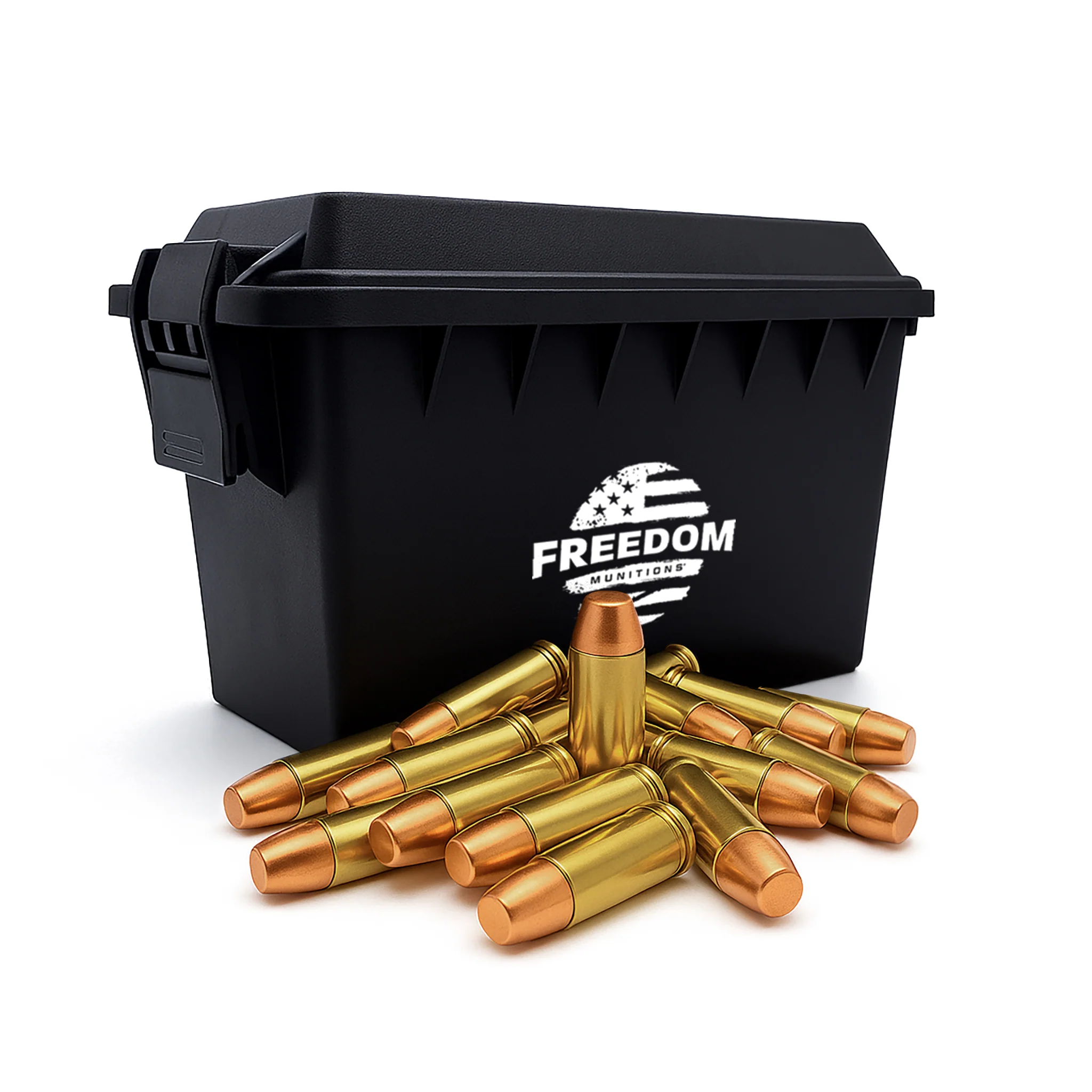 Bulk Freedom Munitions 40 Smith & Wesson Ammo- 180 Gr RNFP, 250 rounds, Remanufactured
