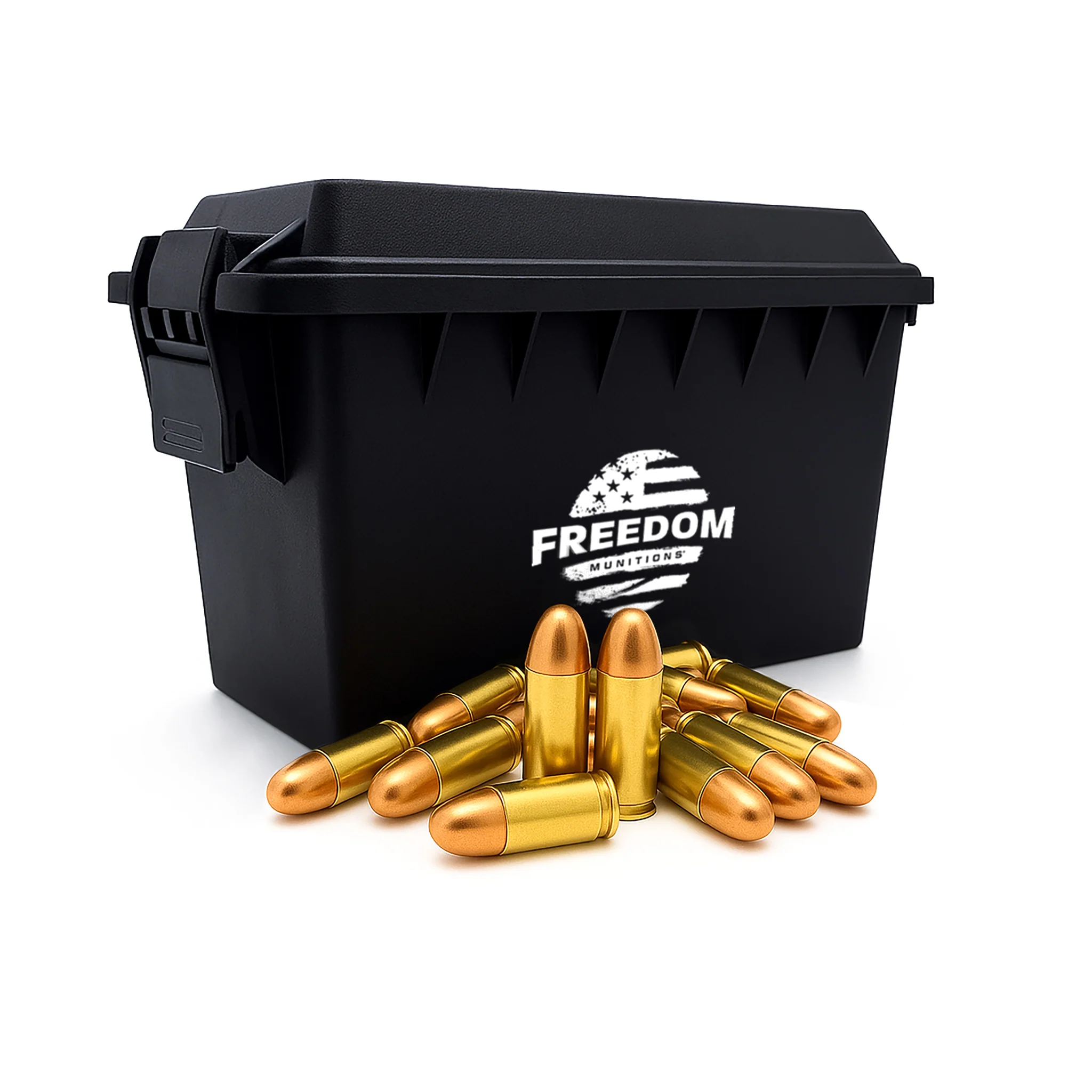 Bulk Freedom Munitions 45 ACP Ammo- 230 Gr Round Nose (RN), 500 rounds, New