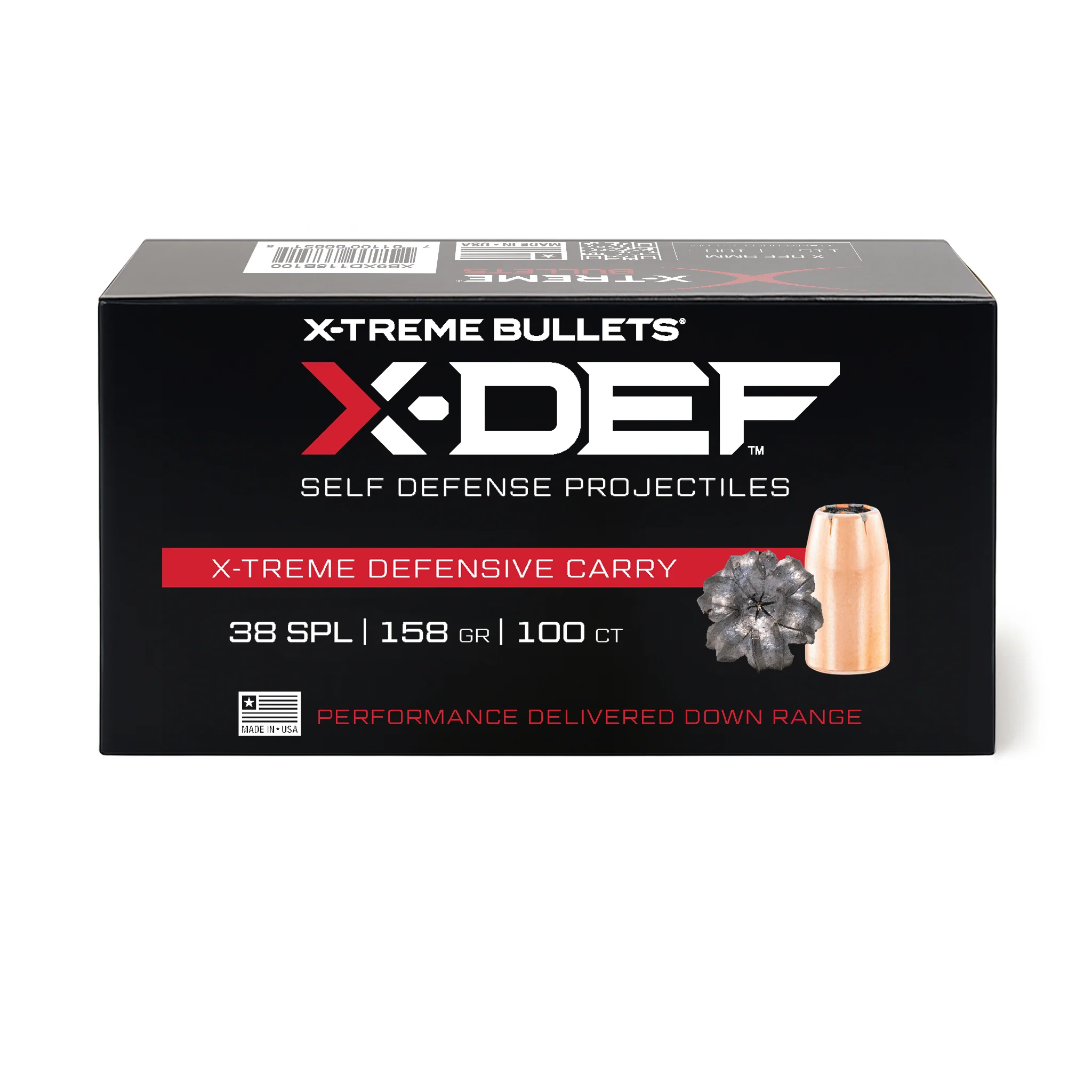 X-Treme 38 (.357) 158 Gr HP X-DEF Defense Bullet (not ammo)